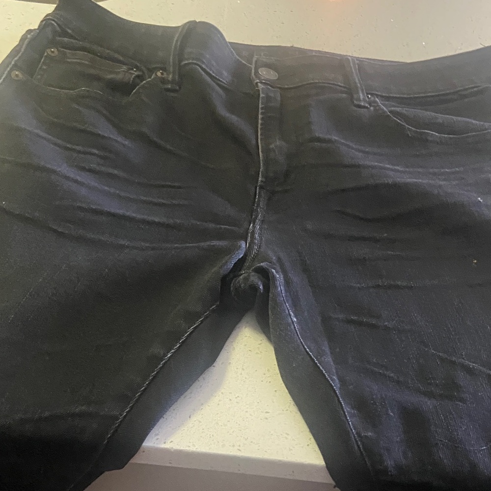 American Eagle Outfitters Mens Black Skinny Jeans
